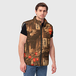 Мужской жилет Китайский квартал, цвет: 3D-светло-серый — фото 2