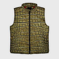Мужской жилет Текстура кожи крокодила, цвет: 3D-красный