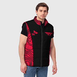 Мужской жилет T1 форма red, цвет: 3D-черный — фото 2