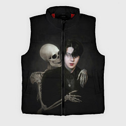 Мужской жилет Сехун со скелетом, цвет: 3D-красный
