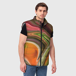 Мужской жилет Waves colors, цвет: 3D-светло-серый — фото 2