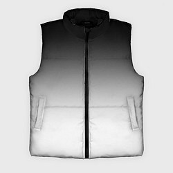 Мужской жилет Black and white gradient, цвет: 3D-черный