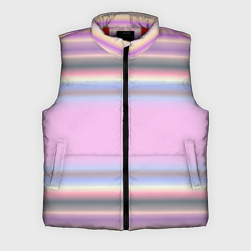 Мужской жилет Сиреневые полосы / 3D-Красный – фото 1