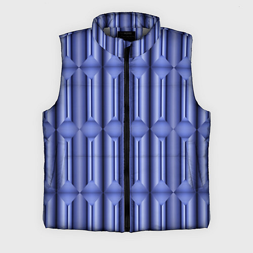 Мужской жилет Фиолетовая иллюзия / 3D-Светло-серый – фото 1