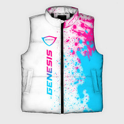 Мужской жилет Genesis neon gradient style: по-вертикали, цвет: 3D-черный