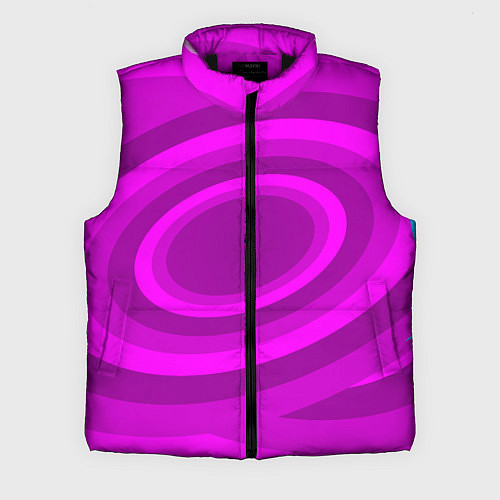 Мужской жилет Розовые овалы / 3D-Черный – фото 1