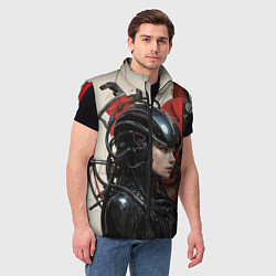 Мужской жилет Девушка-ксеноморф, цвет: 3D-красный — фото 2