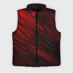 Мужской жилет Black red texture