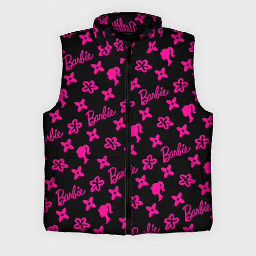 Мужской жилет Барби паттерн черно-розовый / 3D-Черный – фото 1