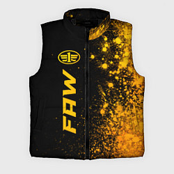Мужской жилет FAW - gold gradient: по-вертикали