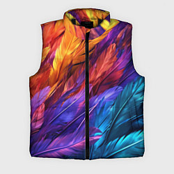 Мужской жилет Яркие крылья, цвет: 3D-черный