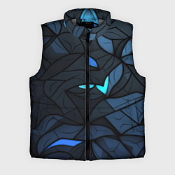Мужской жилет Темные объемные элементы, цвет: 3D-светло-серый