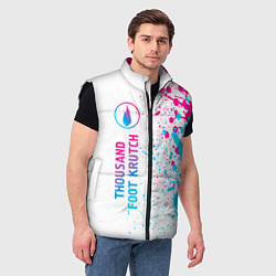 Мужской жилет Thousand Foot Krutch neon gradient style: по-верти, цвет: 3D-черный — фото 2