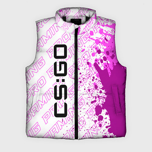 Мужской жилет Counter Strike pro gaming: по-вертикали / 3D-Черный – фото 1