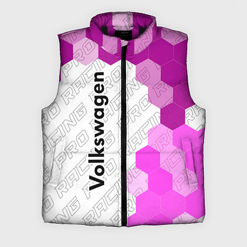 Мужской жилет Volkswagen pro racing: по-вертикали / 3D-Черный – фото 1