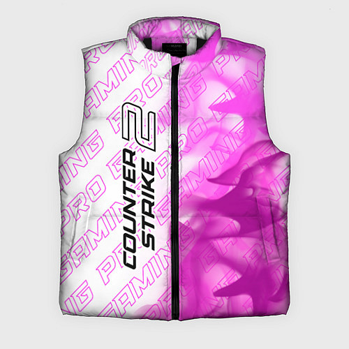 Мужской жилет Counter-Strike 2 pro gaming: по-вертикали / 3D-Черный – фото 1