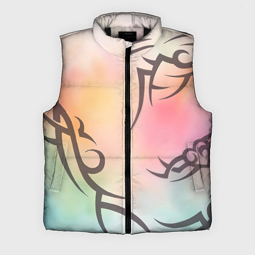 Мужской жилет Трайбл граффити / 3D-Черный – фото 1