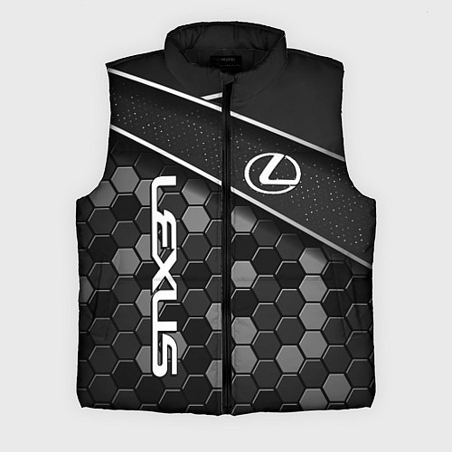 Мужской жилет Lexus - Строгий технологичный / 3D-Черный – фото 1