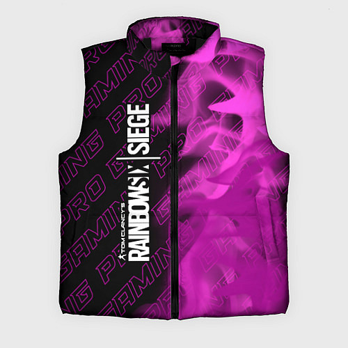 Мужской жилет Rainbow Six pro gaming: по-вертикали / 3D-Черный – фото 1