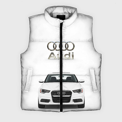 Мужской жилет Audi a5 / 3D-Светло-серый – фото 1