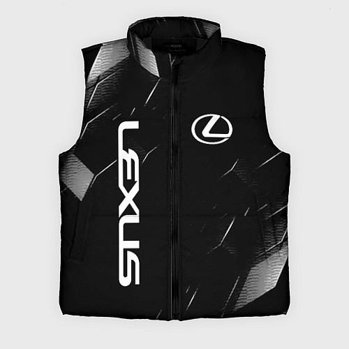 Мужской жилет Lexus - minimalism / 3D-Черный – фото 1