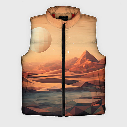 Мужской жилет Загадочная планета / 3D-Красный – фото 1