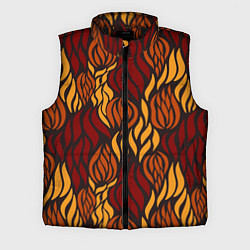 Мужской жилет Hot Flames - паттерн, цвет: 3D-черный