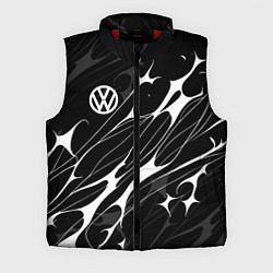 Мужской жилет Volkswagen - острые линии, цвет: 3D-красный