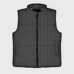 Мужской жилет Насыщенный серый полосатый