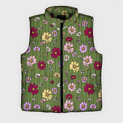 Мужской жилет Летний луг - паттерн