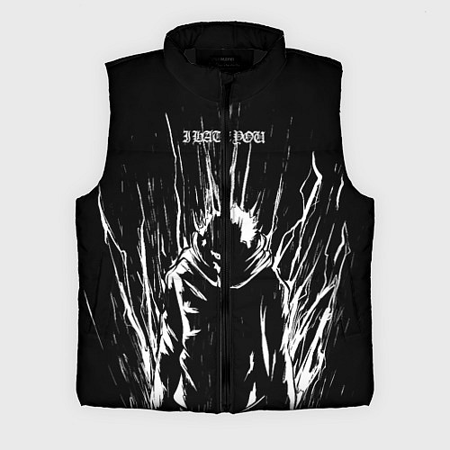 Мужской жилет Итадори в ярости - Магическая битва / 3D-Черный – фото 1