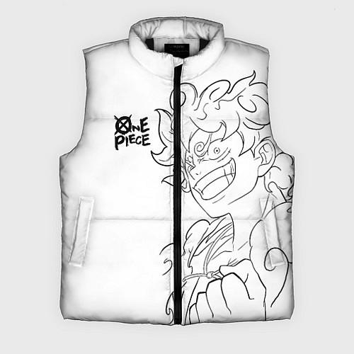Мужской жилет Ван пис - Луффи гир 5 / 3D-Черный – фото 1