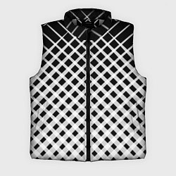 Мужской жилет Черно-белые ромбы и клетки