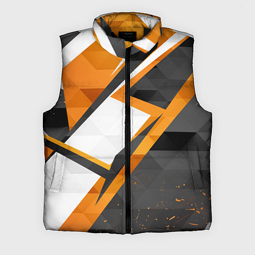 Мужской жилет Абстрактный полигональный узор Asiimov / 3D-Черный – фото 1