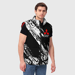 Мужской жилет Mitsubishi - белый пятна, цвет: 3D-красный — фото 2