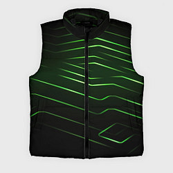 Мужской жилет Green abstract dark background