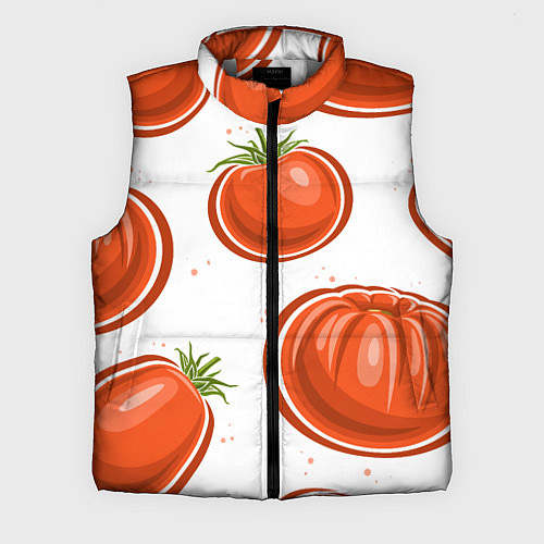 Мужской жилет Помидорчики / 3D-Светло-серый – фото 1