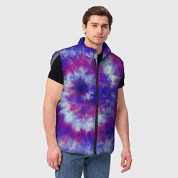 Мужской жилет Tie-Dye дизайн, цвет: 3D-светло-серый — фото 2