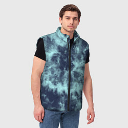 Мужской жилет Tie-Dye дизайн, цвет: 3D-черный — фото 2