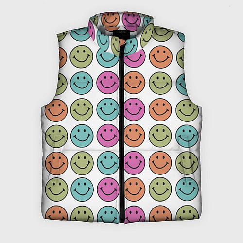 Мужской жилет Smiley face / 3D-Светло-серый – фото 1