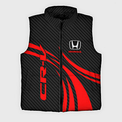 Мужской жилет Honda CR-V - красный и карбон, цвет: 3D-черный