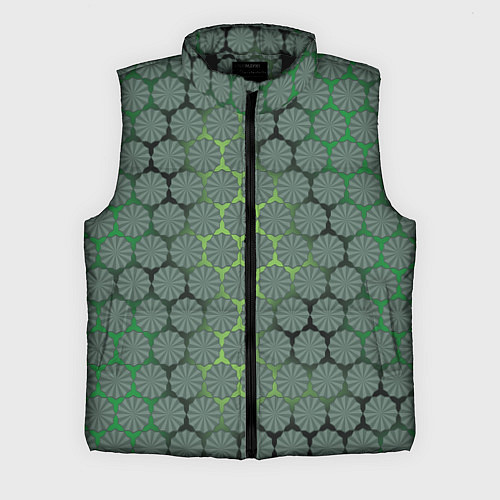 Мужской жилет Цветочная броня / 3D-Черный – фото 1