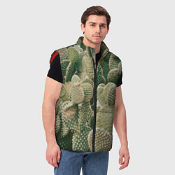 Мужской жилет Поле кактусов, цвет: 3D-красный — фото 2