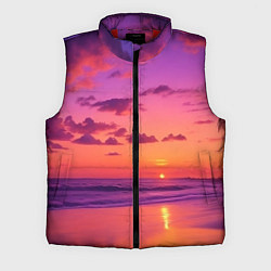 Мужской жилет Пляж vice city, цвет: 3D-красный