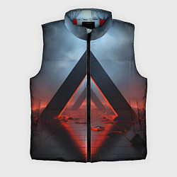 Мужской жилет Дорога абстракций, цвет: 3D-красный