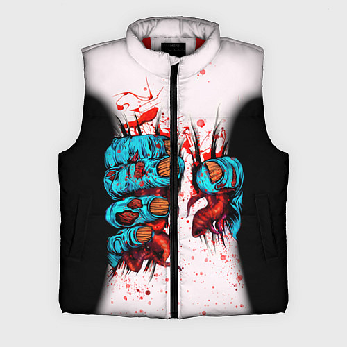 Мужской жилет Сжимающая рука / 3D-Красный – фото 1