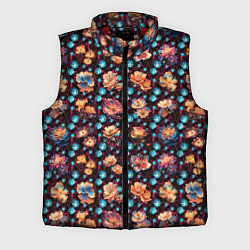 Мужской жилет Фантастические маки, цвет: 3D-красный