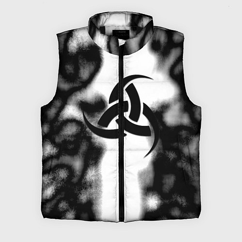 Мужской жилет Скандинавский узор душа / 3D-Черный – фото 1