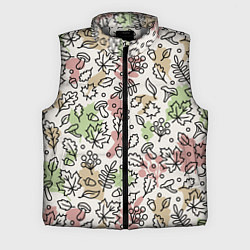 Мужской жилет Осень - бежевый, цвет: 3D-светло-серый