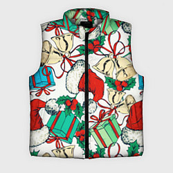 Мужской жилет Узор с новогодними падарками